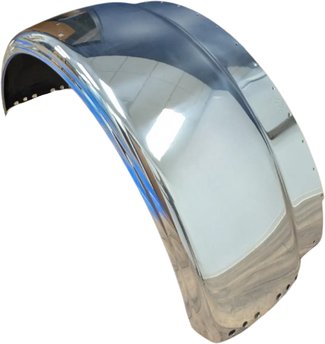 Polished Aluminum Fender for Peterbilt 389 Trucks - Passenger Side