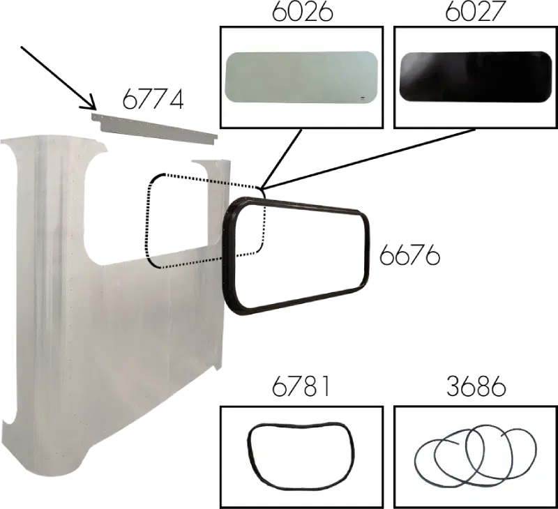 Cab Window Breakdown