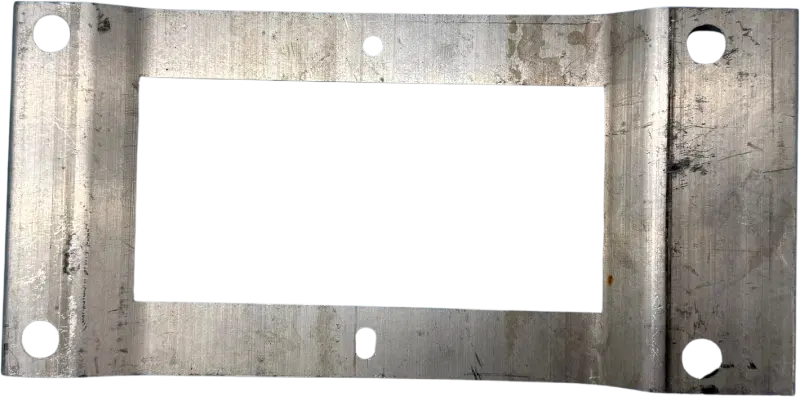 Front view of bridge spacer