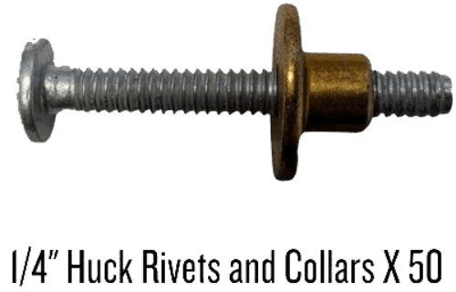 1/4" Huck & Collar x 50